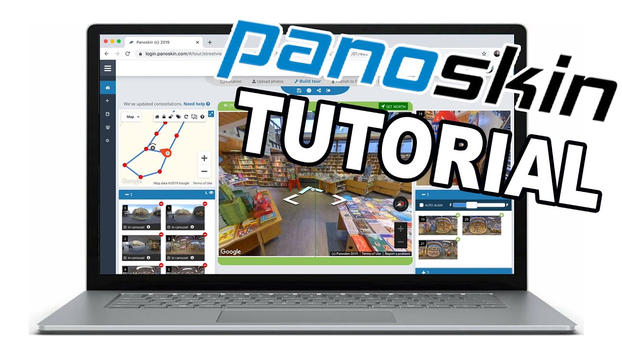 How to use PANOSKIN to upload Virtual Tours to Street View