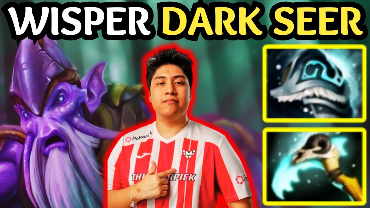 🔥 Wisper DARK SEER Offlane GOD &mdash; INSANE Vacuum + Wall COMBOS 🔥 Dota 2 Offlane