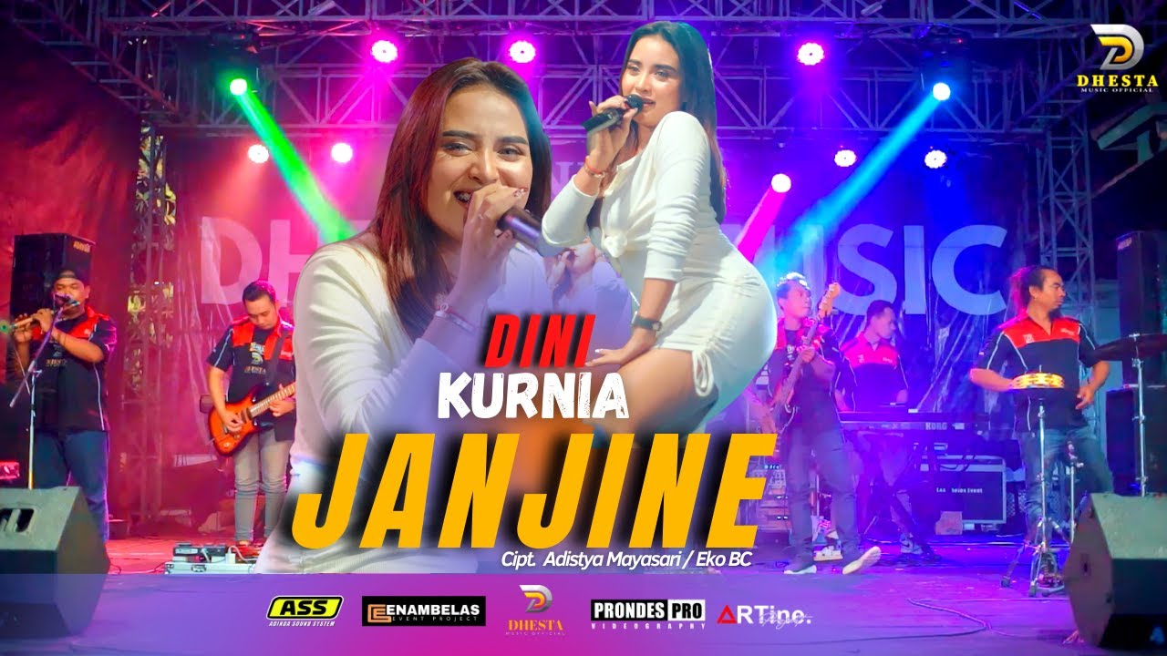 JANJINE ( COVER ) - DINI KURNIA feat YOGA KENDANG || NEW DHESTA MUSIC || LIVE SARONGAN