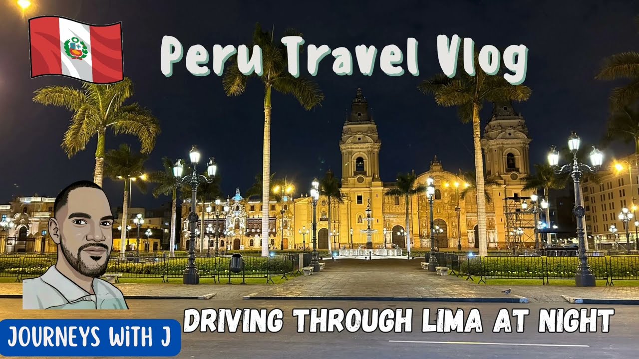 🇵🇪 PERU VLOG: Night drive from the airport.