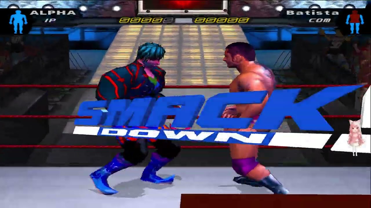 WWE SmackDown ALPHA vs BATISTA #wwe #alphadevenlive