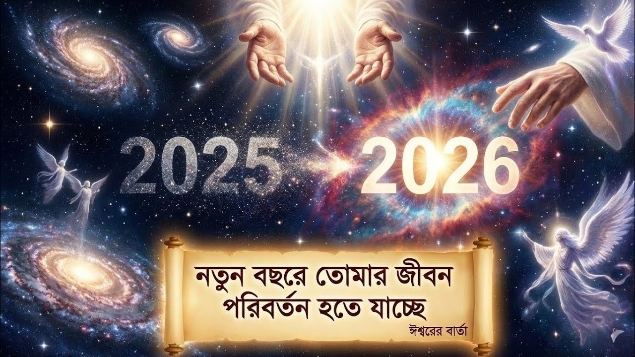 হে আমার সন্তান 🎁 ঈশ্বরের বার্তা তোমার জন্য | ২০২৫-এর কষ্ট শেষ | ২০২৬-এ প্রশান্তি আসছে 🕊️ | প্রশান্তি