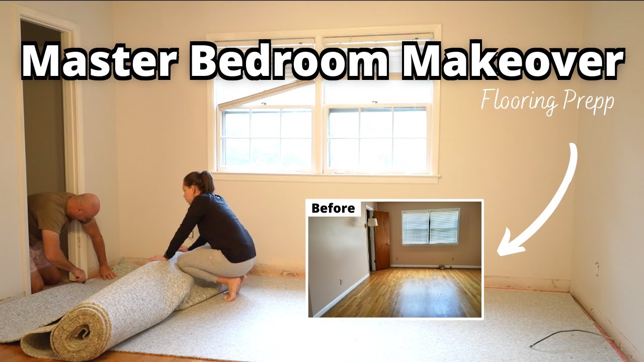 Master bedroom remodel continuation | Figuring out how to lay foundation for carpet | Fixer upper #3