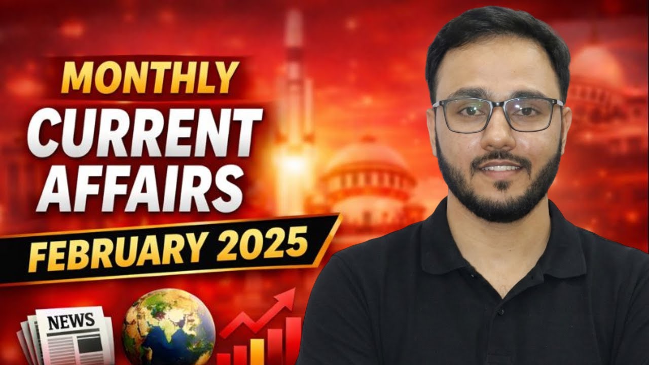 February 2025 Monthly Current Affairs | JKSSB Junior Assistant FAA Supervisor AHTO Constable JKPSI