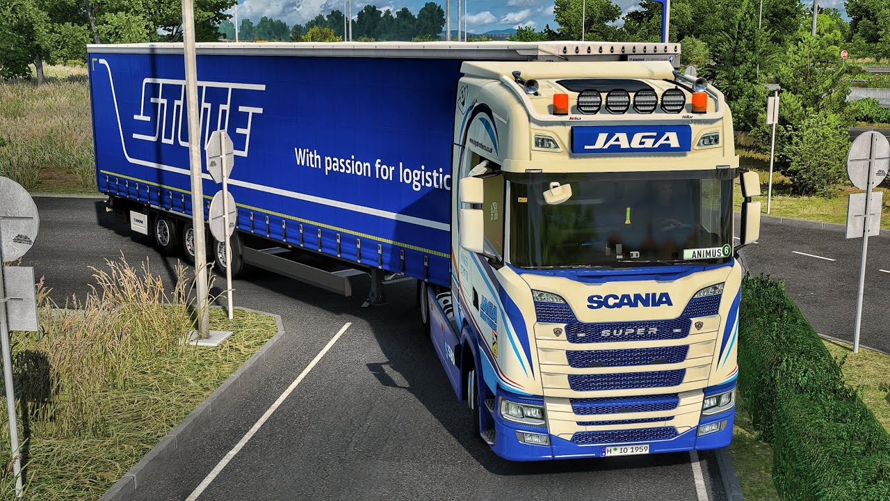 Driving Through Narrow Roads of Greece | #ets2 1.57