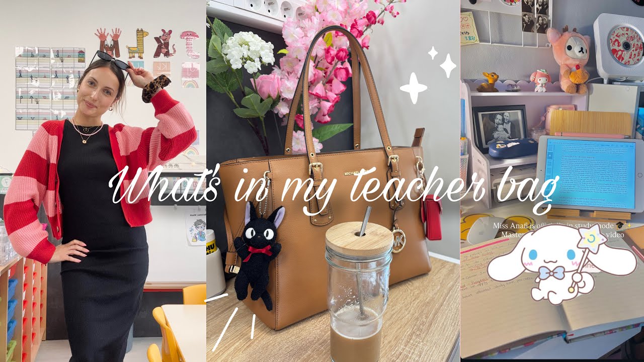 What&rsquo;s in my teacher bag👜💗