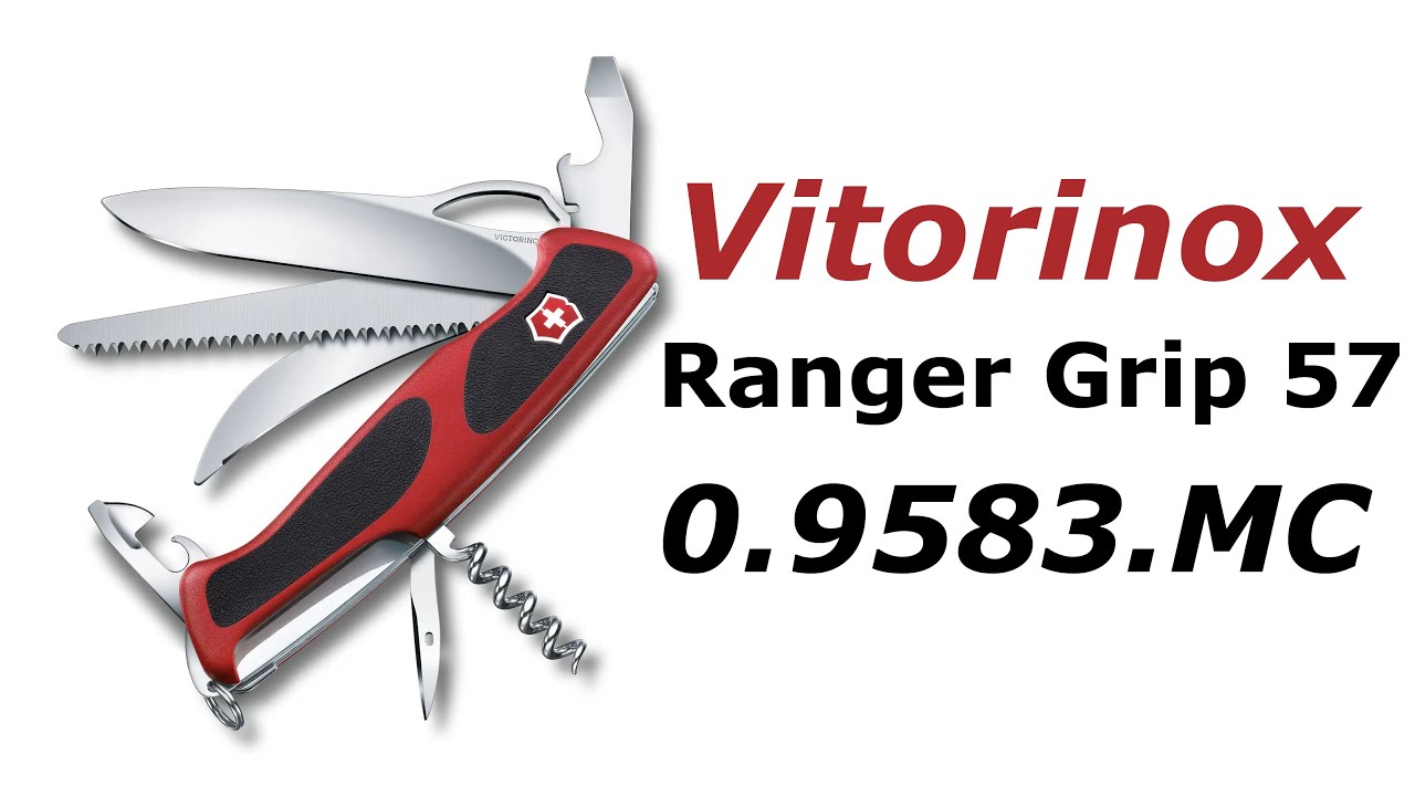 Victorinox 0.9583.MC Ranger Grip 57 Hunter  Super Pocket Knife with 13 Functions unboxing