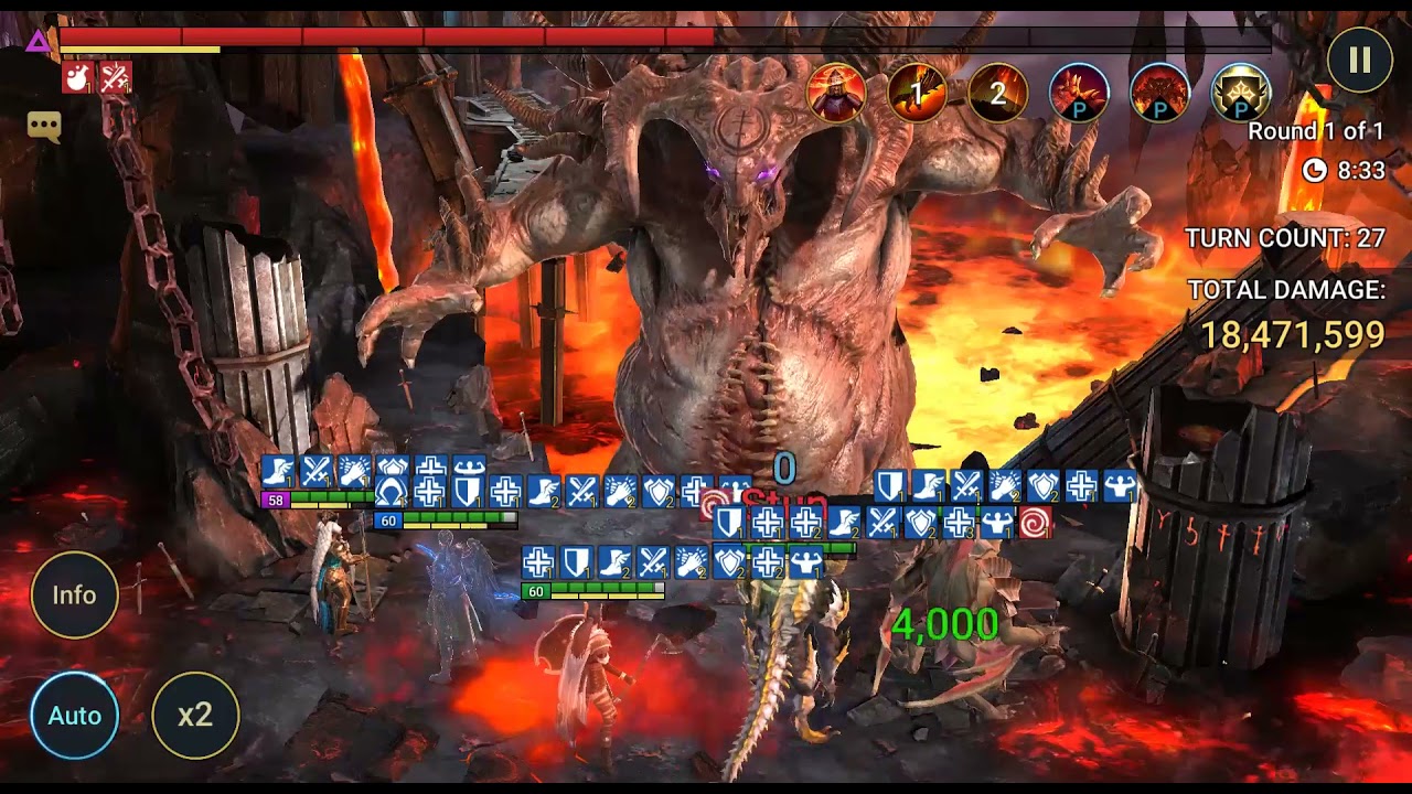 Raid Shadow Legends: Demytha-Seeker ClanBoss UNM 2key