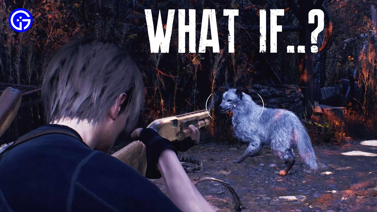 What happens if you shoot the dog in Resident Evil 4 Remake?