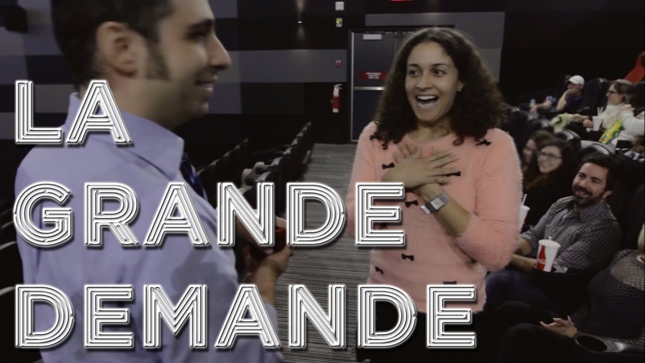 LA GRANDE DEMANDE - Meilleure demande en mariage du monde!