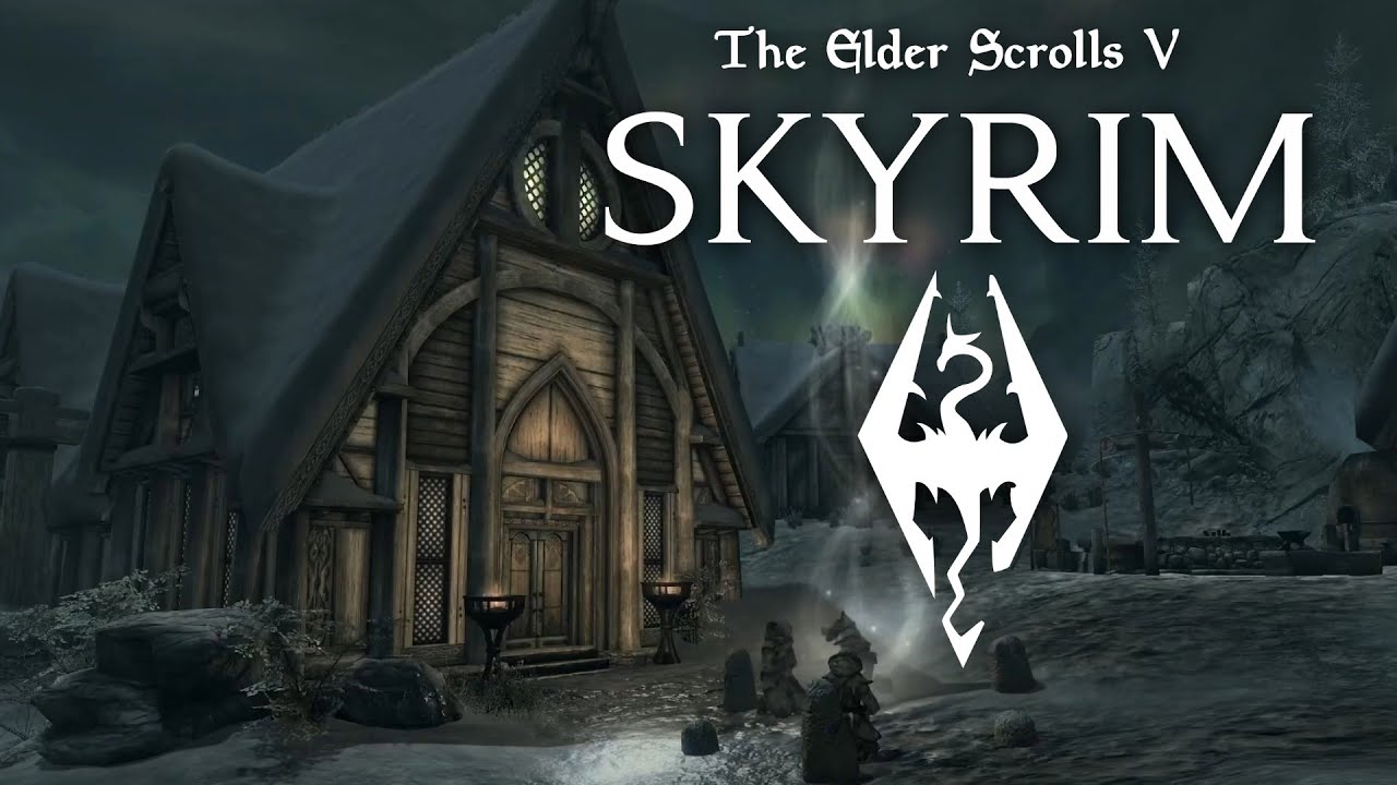 Skaal Village Ambiance | Skyrim Music For Sleep & Study