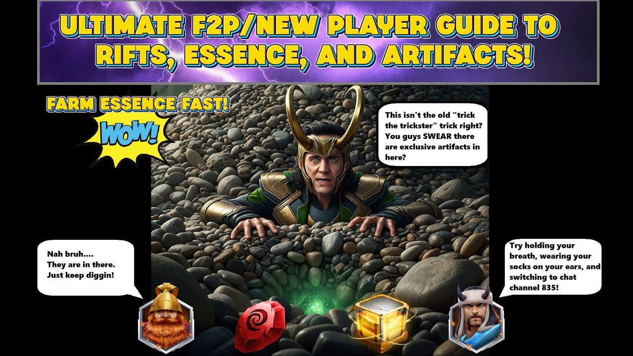 Marvel Future Fight: F2P/New Player Guide to Rifts, Essence, and Artifacts!  🎲🤓🔋