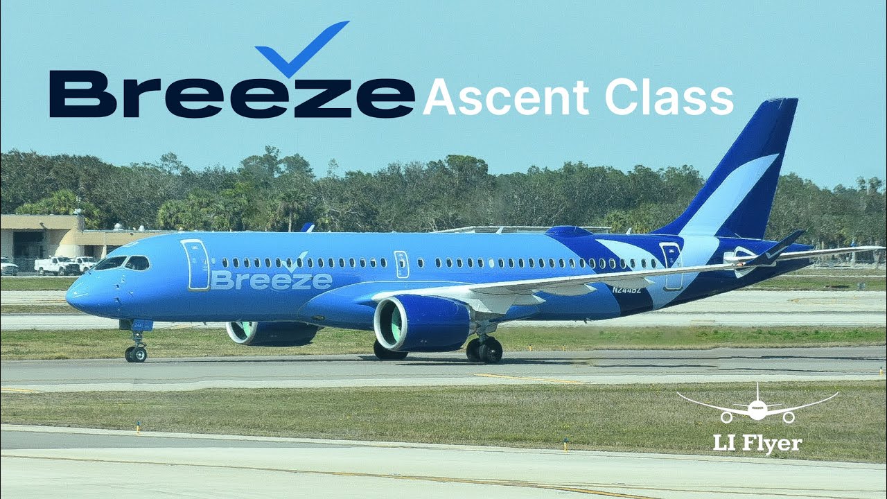 TRIP REPORT | Breeze Airways | Airbus A220-300 | Fort Myers (RSW) to Islip (ISP) | Ascent Class