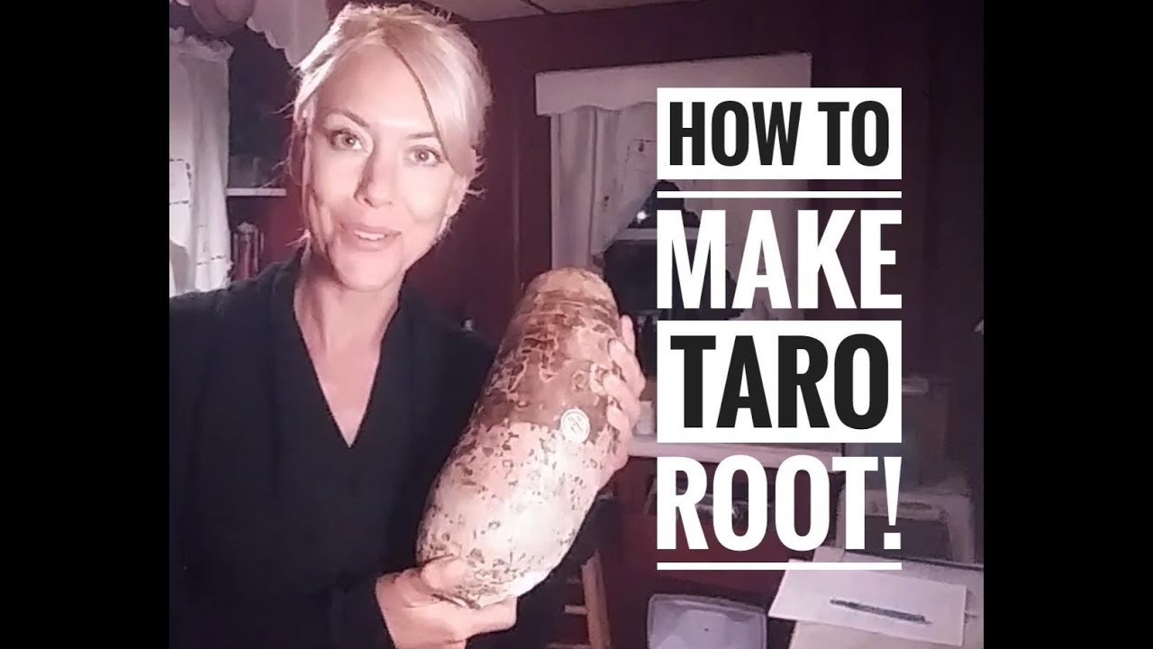 How to make Taro root!