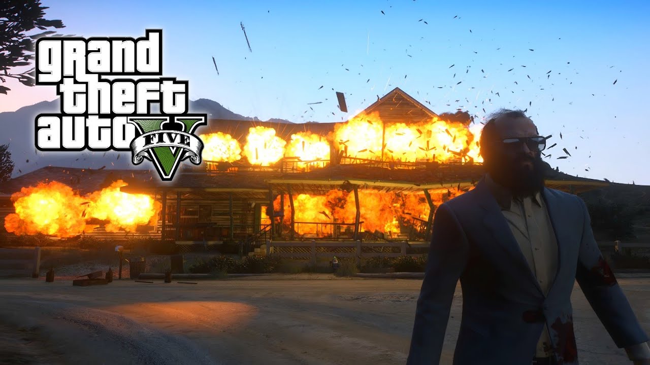 Grand Theft Auto V Enhanced Edition Gameplay Walkthrough part 4 with Natural vision enhanced 