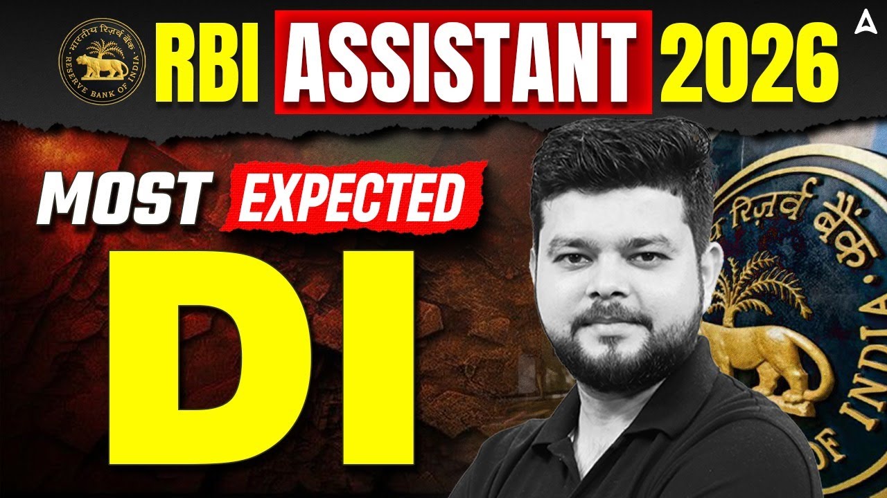 RBI Assistant 2026 DI Questions 🔥 | Most Expected Data Interpretation | Target 35/35 | Siddharth Sir