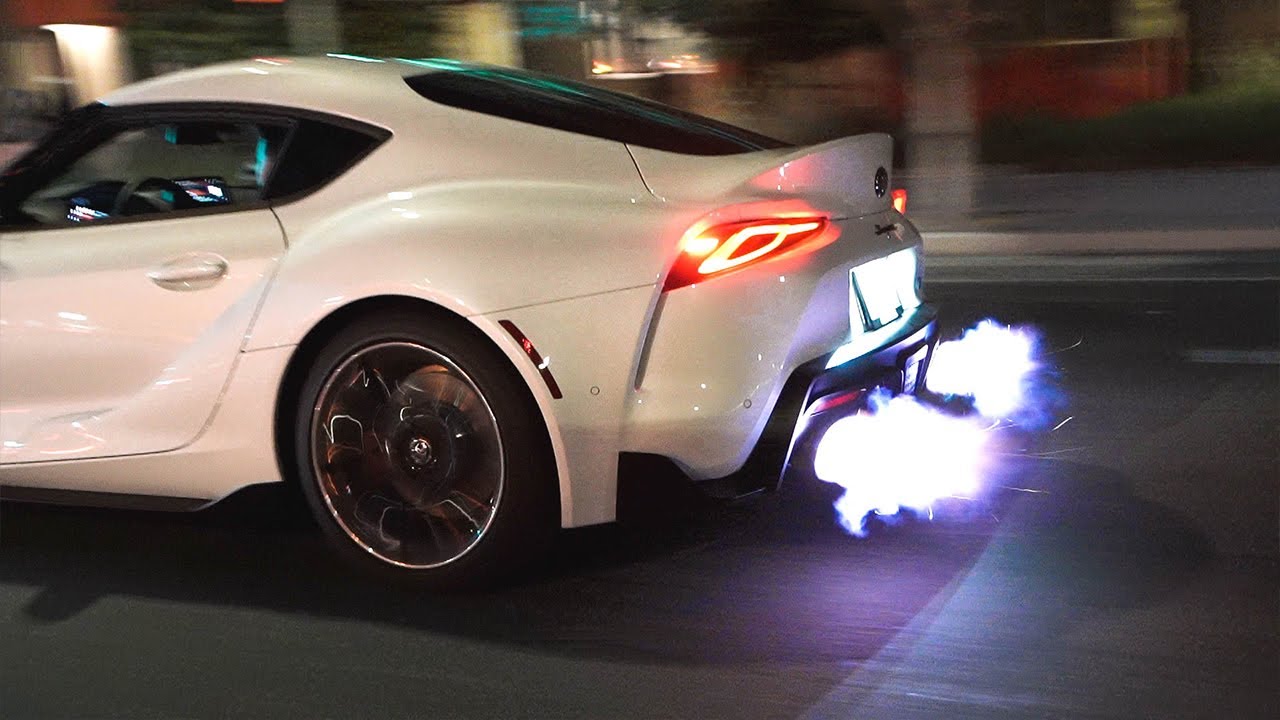 STRAIGHT PIPED 2020 SUPRA SHOOTS FLAMES!!!