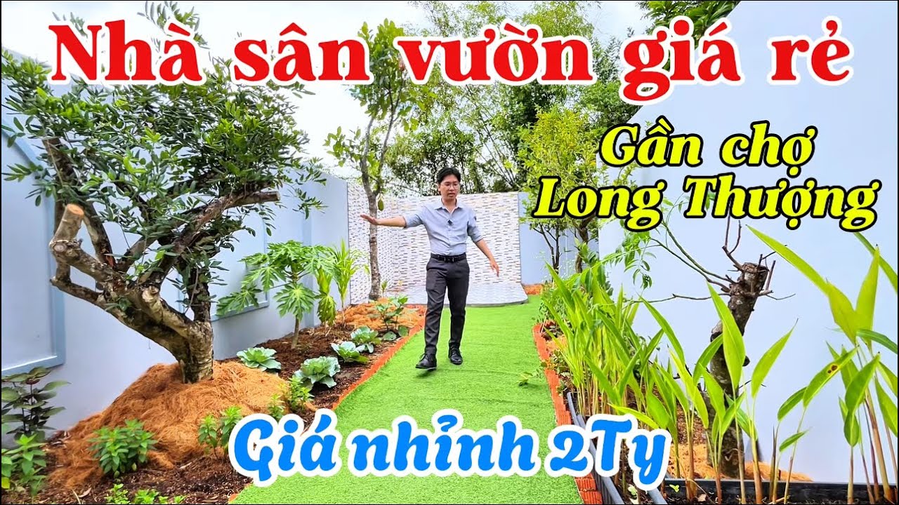 NHÀ SÂN VƯỜN GIÁ RẺ CÓ CHÒI MÁT CÂY ĂN TRÁI