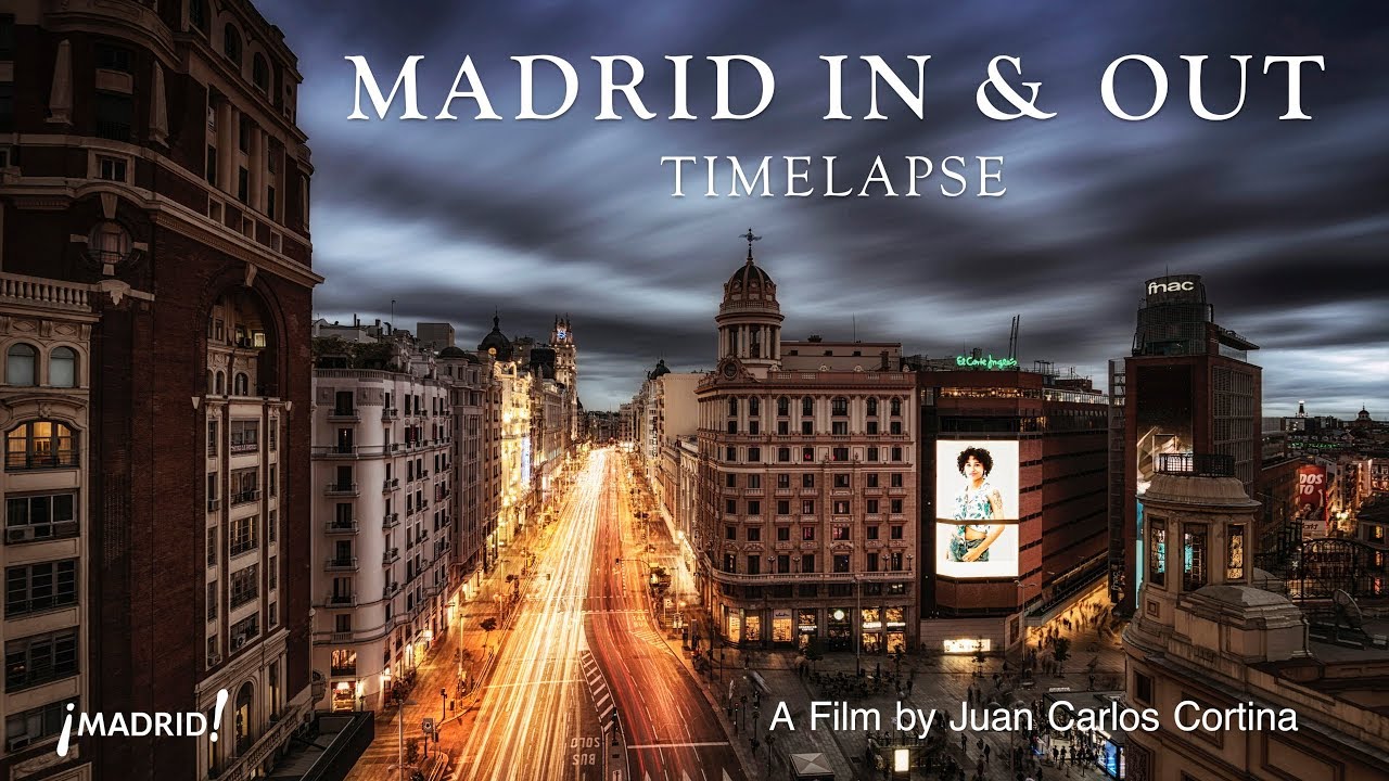 MADRID IN & OUT TIMELAPSE 4K. TIME LAPSE IN SPAIN