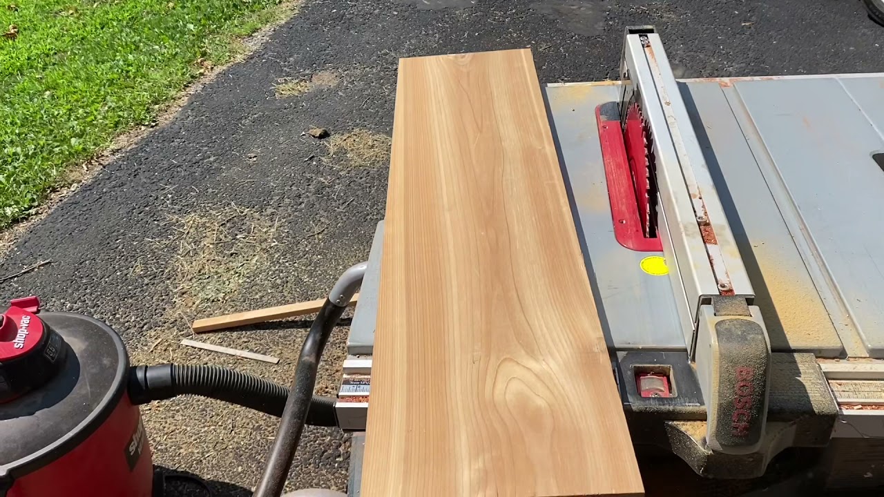 How I resaw lumber that is too wide for my bandsaw