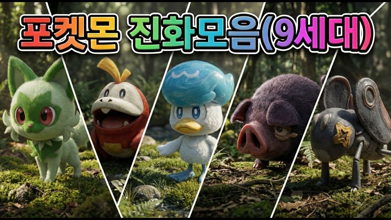 포켓몬 진화모음(9세대)