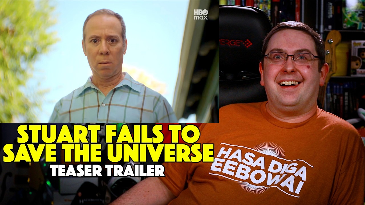 REACTION! Stuart Fails to Save the Universe Season 1 Teaser - Kevin Sussman HBO Max Series 2026