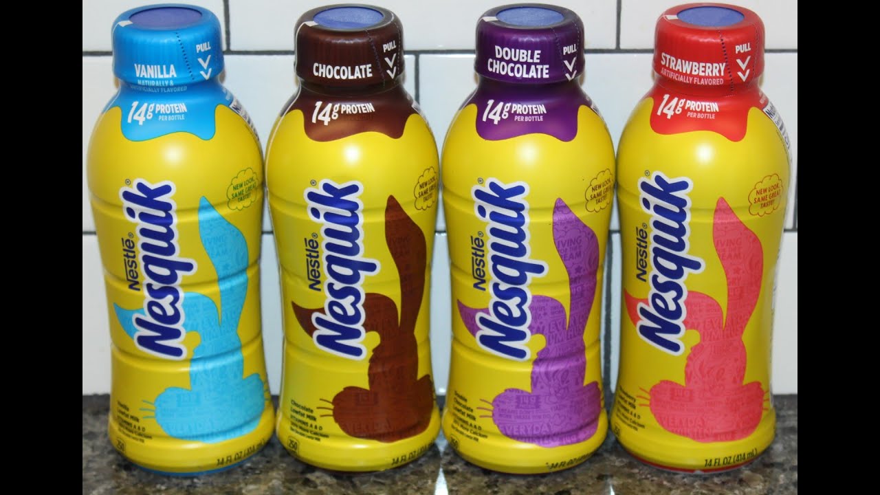 Nestle Nesquik: Vanilla, Chocolate, Double Chocolate & Strawberry Review