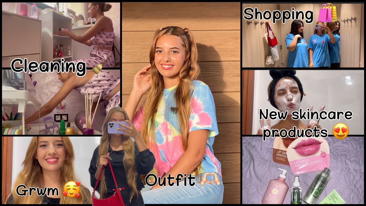 2 Days with me ❤️‍🔥 (Ootd😍 new skincare products 🥰)