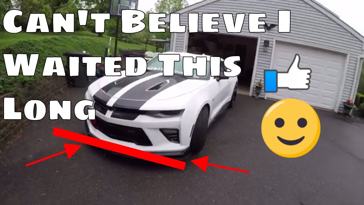 ZL1 Addons 2017 Camaro SS Splitter Extension