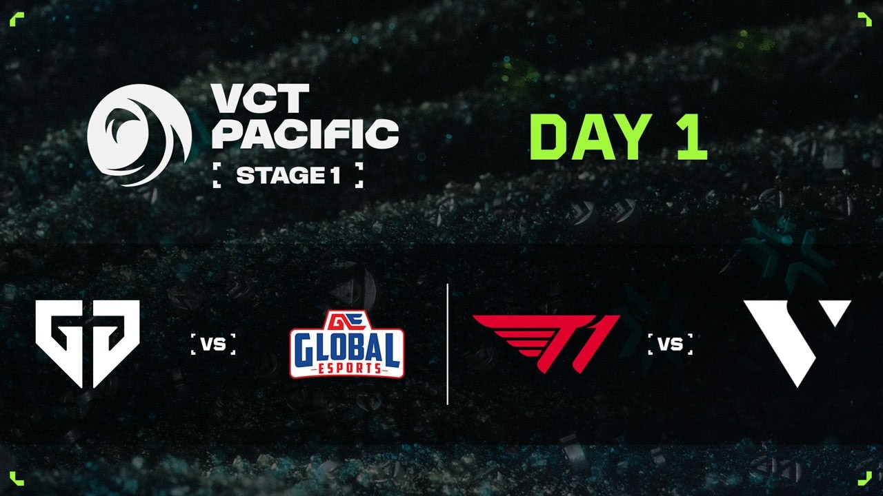 GEN vs GE / T1 vs VL - VCT 퍼시픽 - 스테이지 1 - 그룹 스테이지 -  Day 1