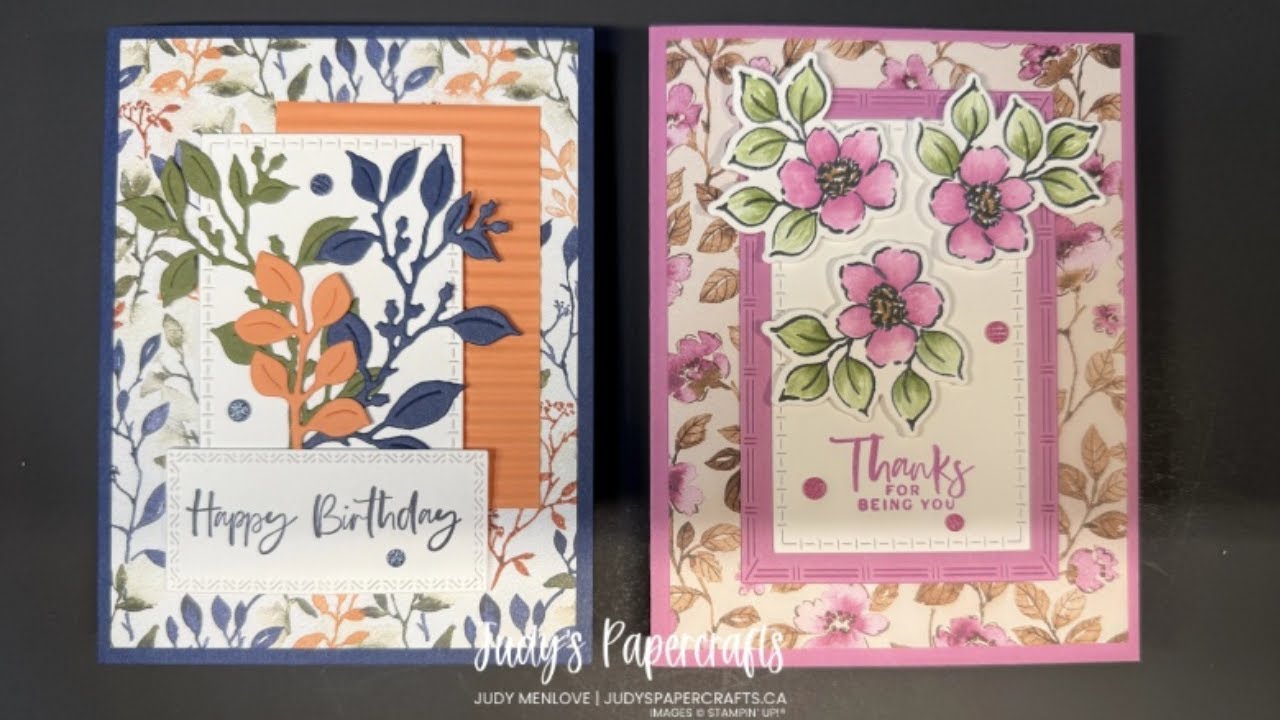 Floral Charm Cards