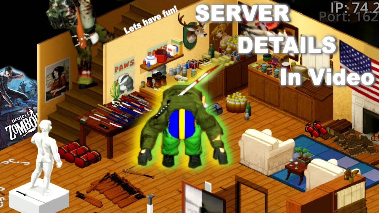 Я играл в Project Zomboid на выделенном публичном сервере