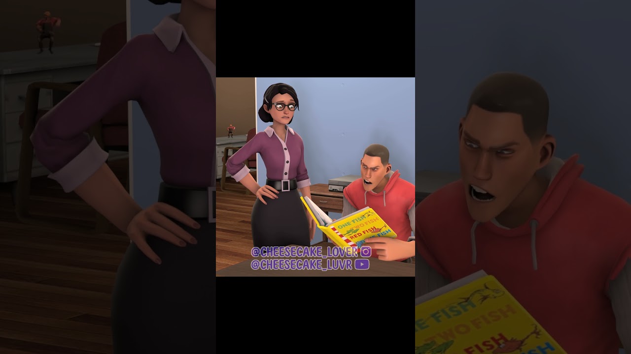 [SFM] Scout Learns How To Read! #tf2 #sfm