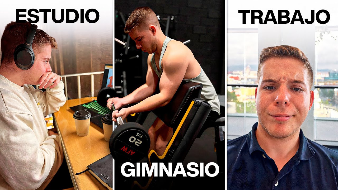 Cómo compaginar ESTUDIOS, TRABAJO y GIMNASIO (fácil)