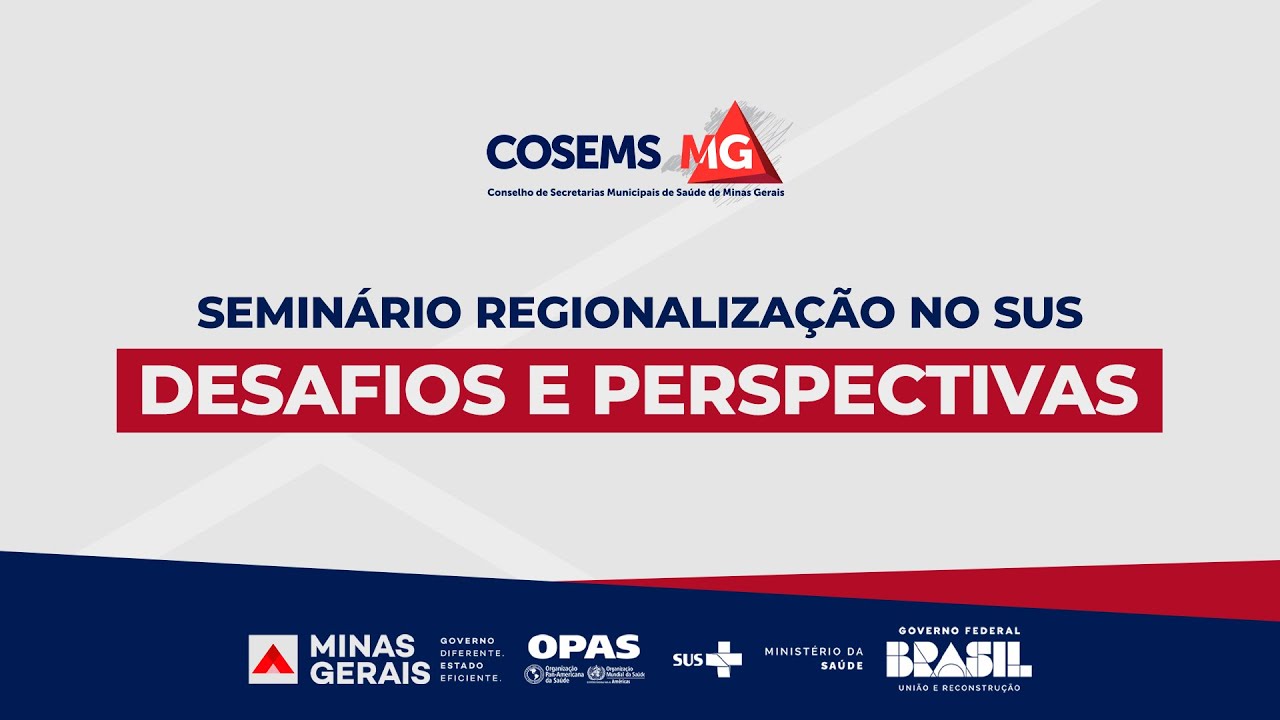 Seminário - Regionalização no SUS: desafios e perspectivas - Dia 17/11/25