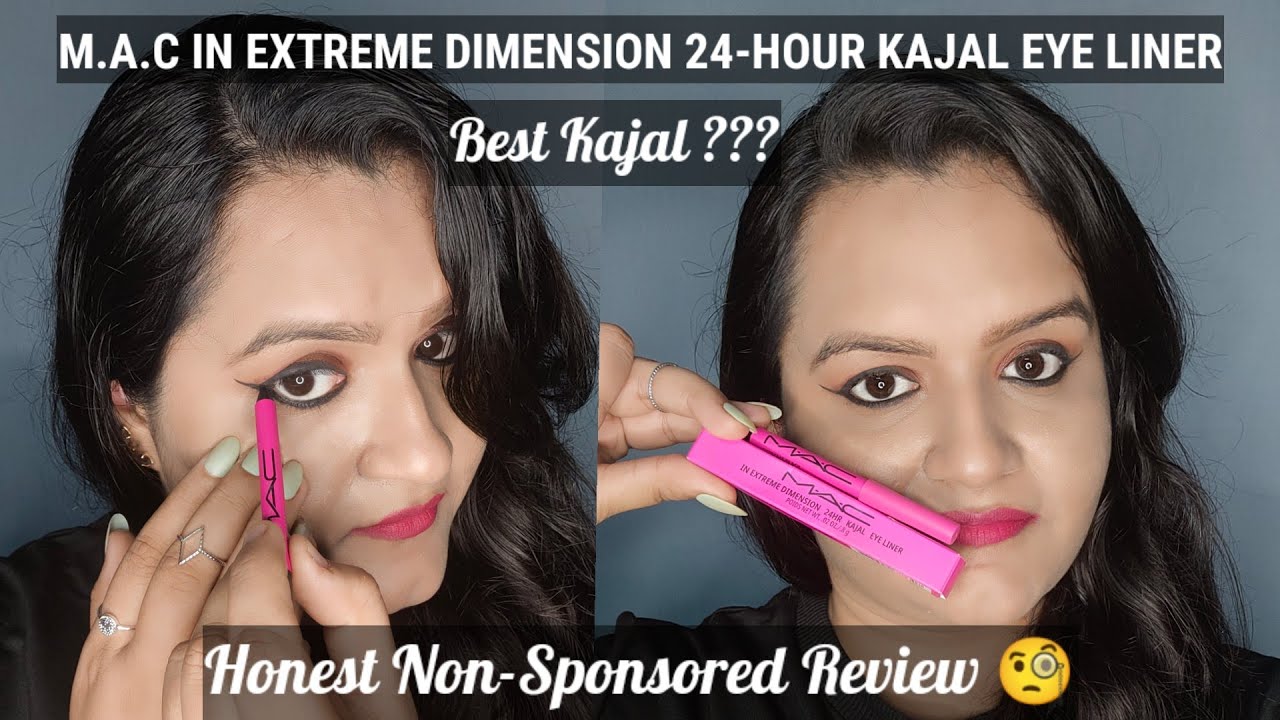 M.A.C In Extreme Dimension Kajal Eye Liner Honest Review| Rs 675/-| Best Kajal?? |Worth The Price ??
