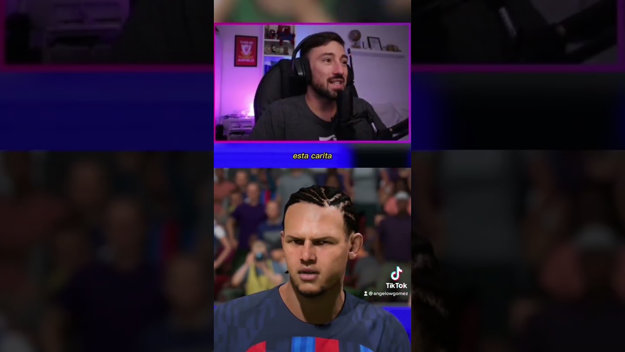 🔵🔴 As&iacute; son las caras del Bar&ccedil;a en FIFA 23🥲 | #shorts