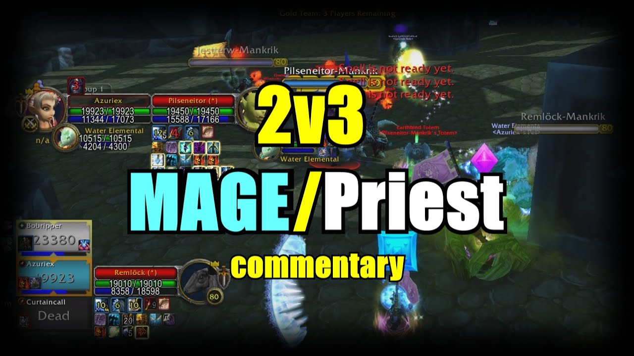 Mage Control is INSANE in wotlk! - 2v3 PvP Commentary
