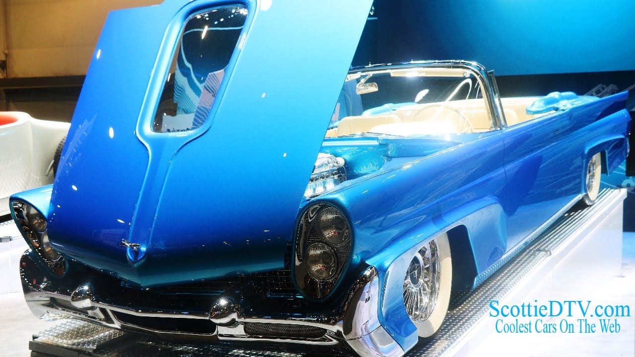 Lincoln Continental Convertible 1958 года «Maybelle» от Kindig-It Design. Выставка SEMA 2017.
