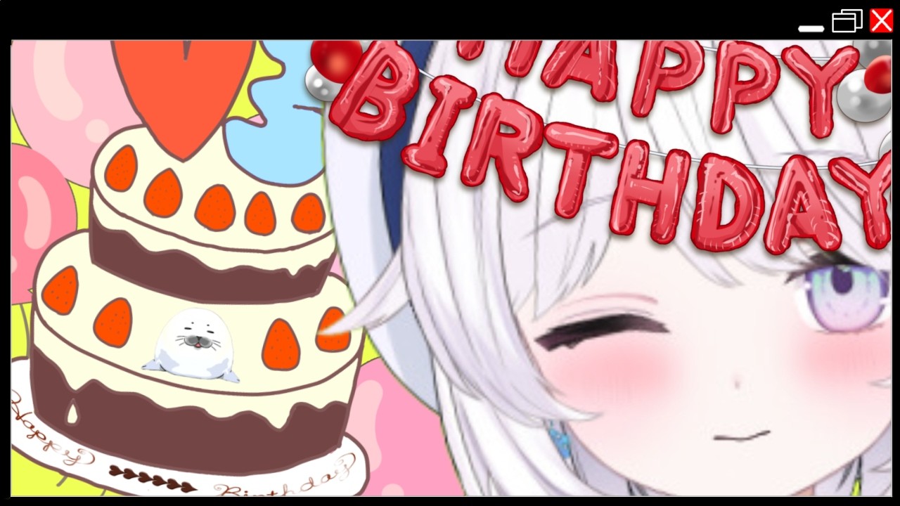 【お誕生日】happy birthday / 2回目のお誕生日配信【お祝い】