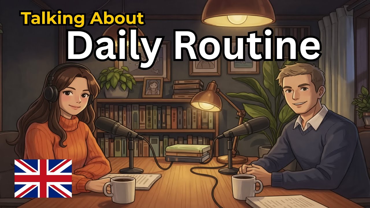 How to Talk About Your Daily Routine in English | Real English Conversation Practice