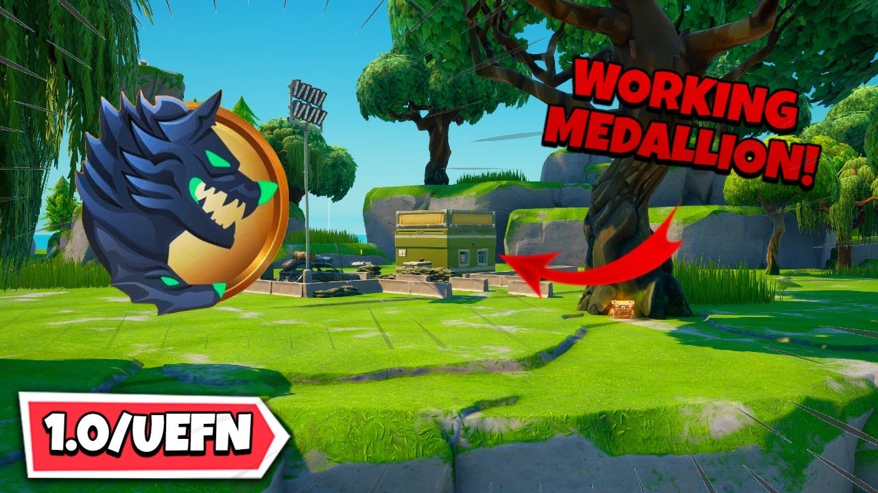 How to Make Cerberus' Medallion in Fortnite Creative!(1.0/UEFN)