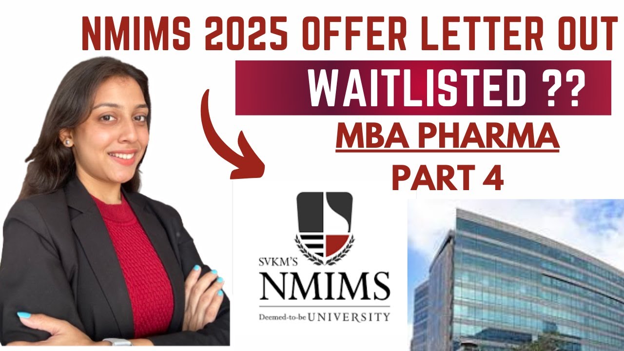 NMIMS offer letter for MBA Pharma 2025 released- Waitlisted #offerletter #nmims2025  #waitlisted