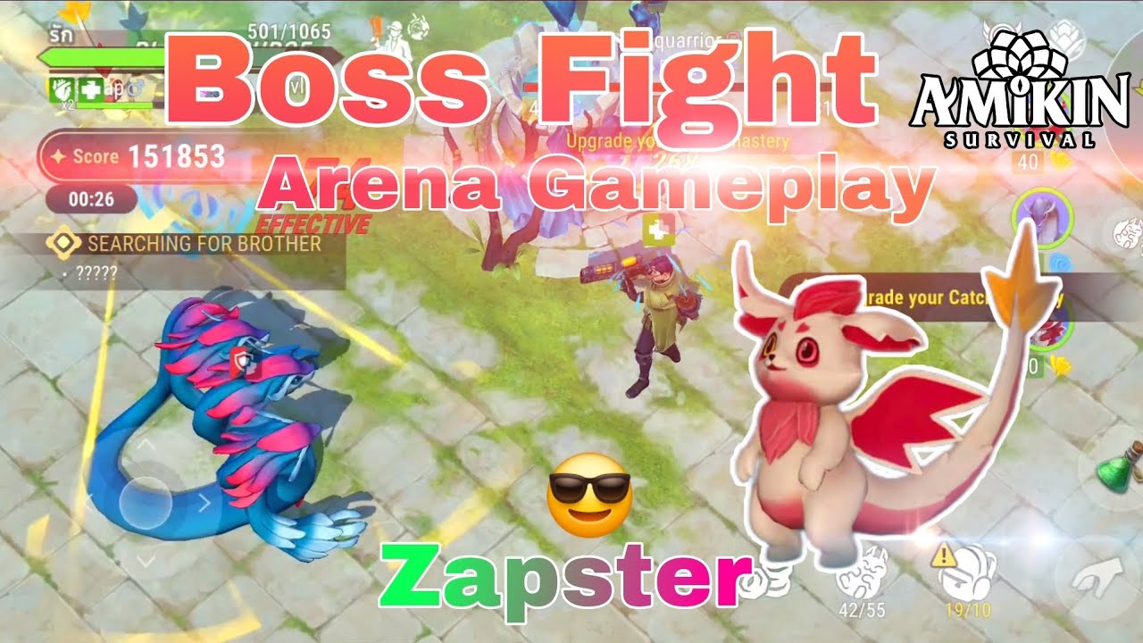 ⚡AMIKIN SURVIVAL | ⚒️ARENA GAMEPLAY ⚔️| ZAPSTER EVO⚡31