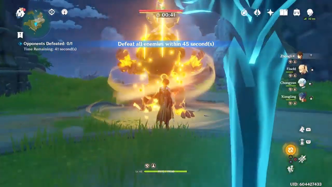 I Finally Defeated The Level 70 Stonehide Lawachurl In 45 Seconds Challenge Genshin Impact