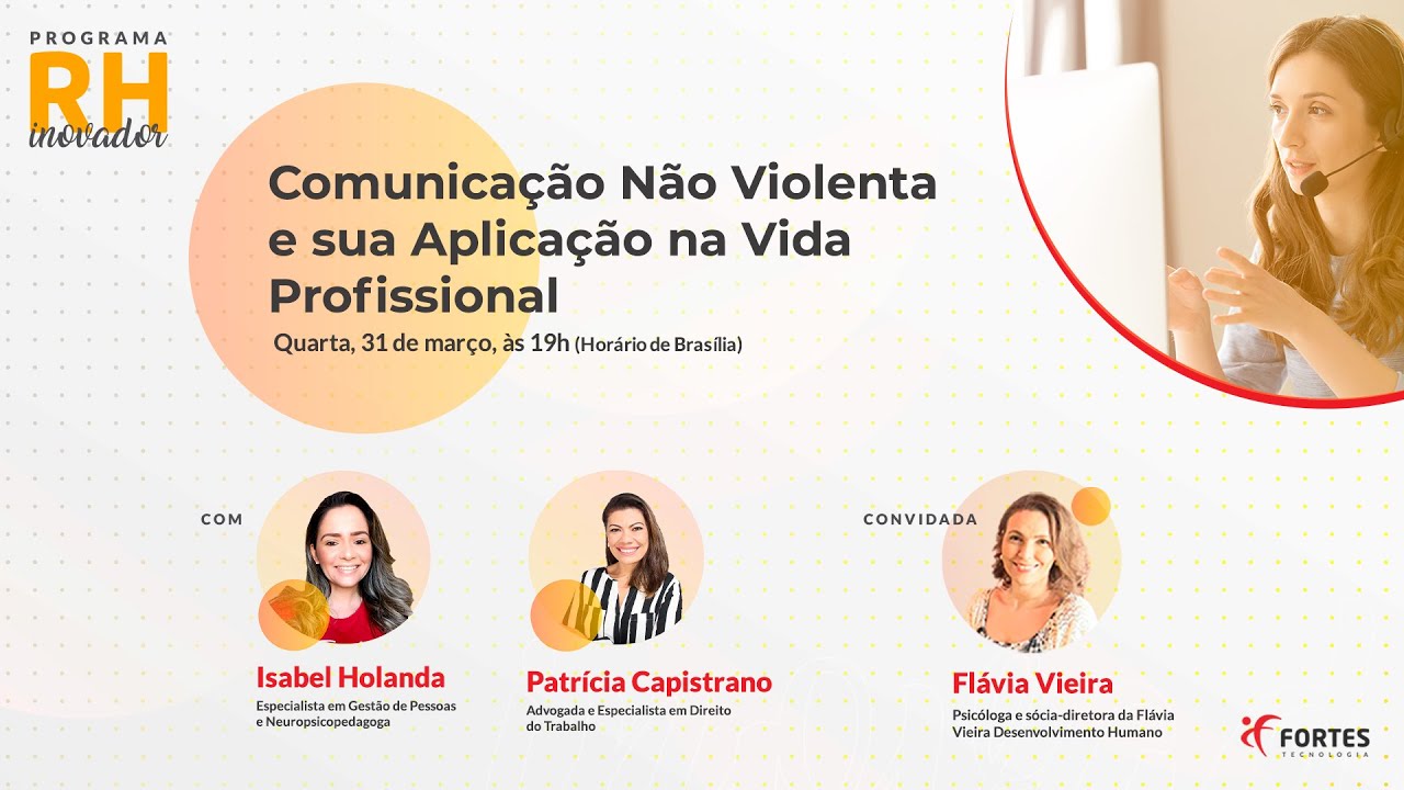 RH Inovador - Comunicação não violenta e sua aplicação na vida profissional