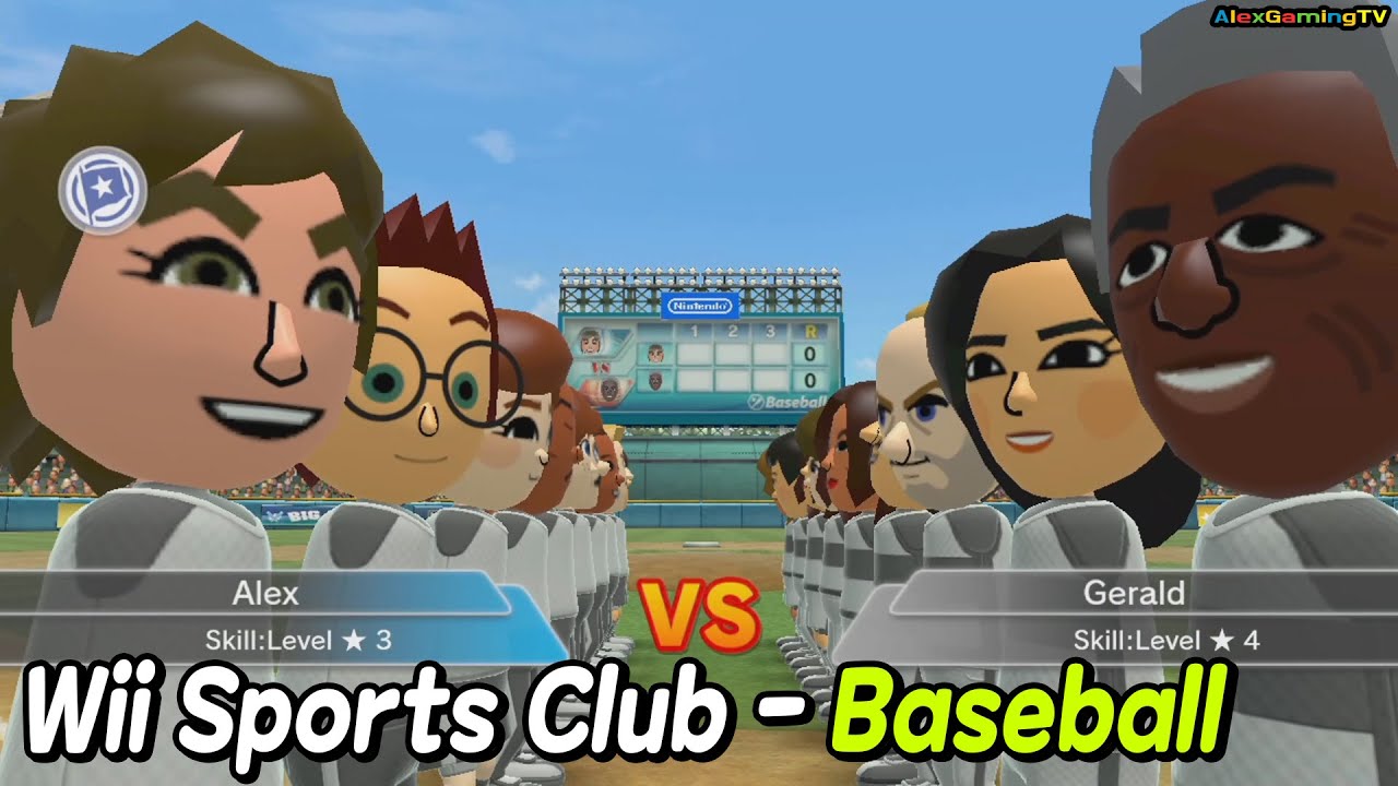 Wii Sports Club - Baseball (Wii U, #056) Player Alex ( Road to Pro Class ) 🤩 AlexGamingTV