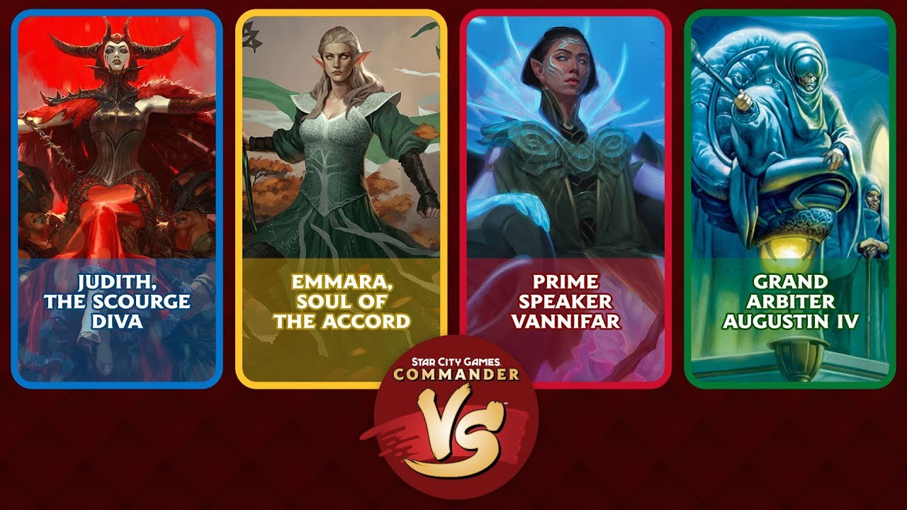 Commander VS S15E1: Judith VS Emmara VS Vannifar VS Augustin IV [EDH]