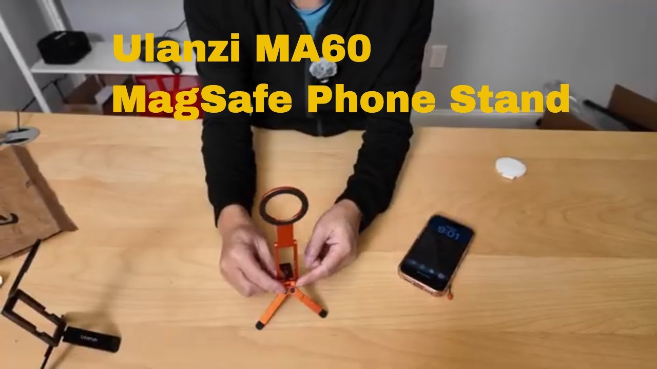 Обзор магнитной подставки-штатива Ulanzi MA60 MagSafe для iPhone