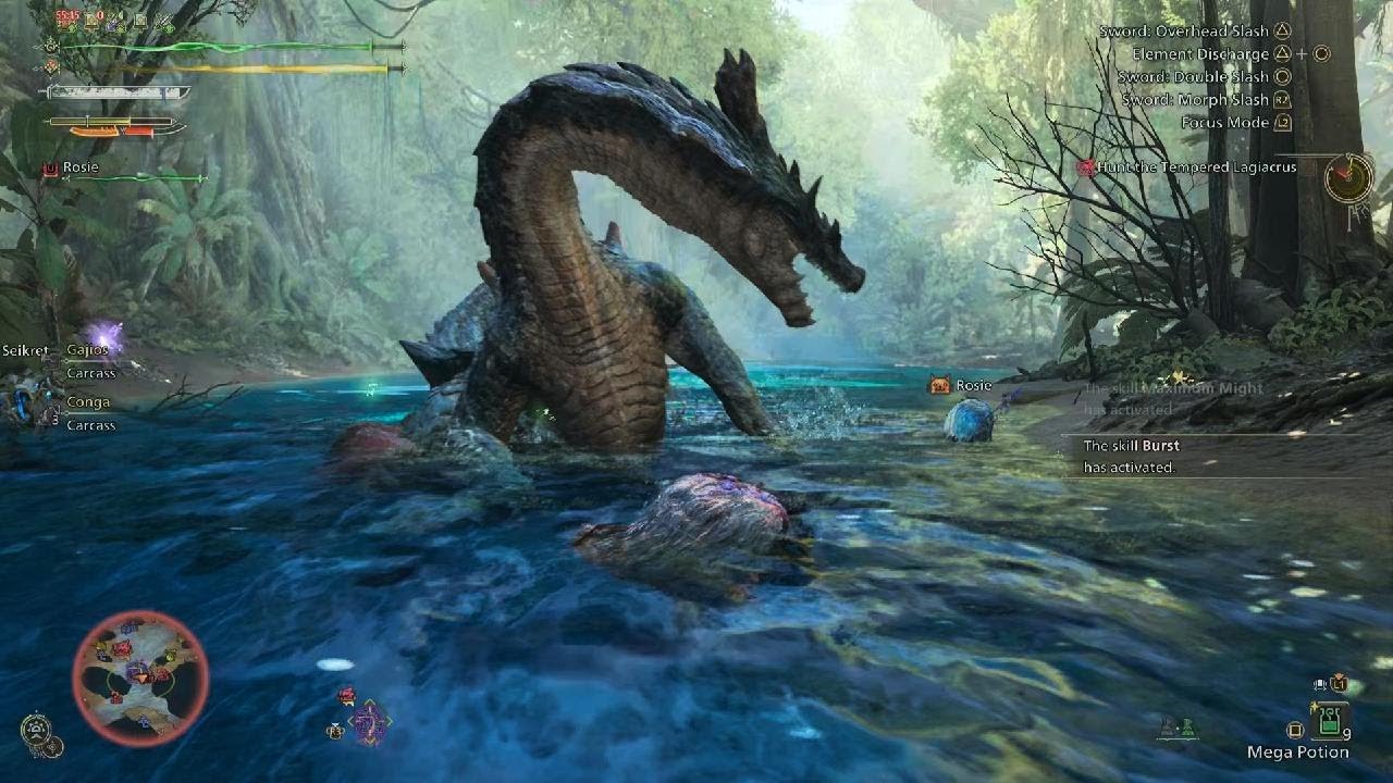 Full Lagiacrus hunt | Monster Hunter Wilds